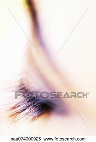 Woman's closed eye with make-up, close-up View Large Photo Image Stock Photography - Woman's closed eye with make-up, close-up. Fotosearch