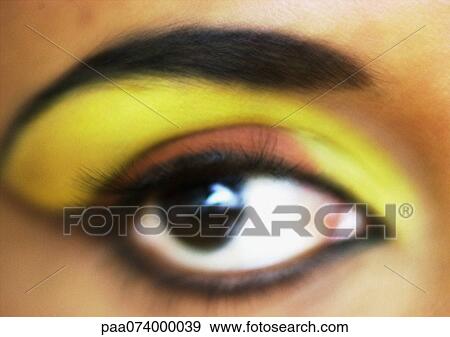 yellow orange eyeshadow