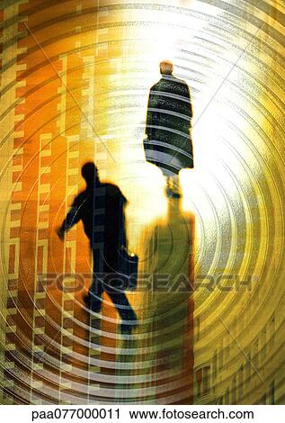 Businessmen walking and woman standing in spiral, montage View Large Photo Image Stock Image - Businessmen walking and woman standing in spiral, montage. Fotosearch