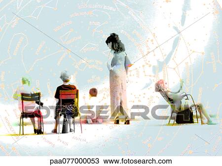 People sitting, superimposed with map of constellations View Large Photo Image Stock Image - People sitting, superimposed with map of constellations. Fotosearch