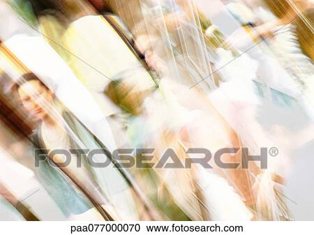People walking, blurred, montage View Large Photo Image Stock Image - People walking, blurred, montage. Fotosearch
