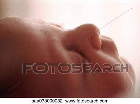 Sleeping baby's face, close-up. View Large Photo Image Stock Image - Sleeping baby's face, close-up.. Fotosearch