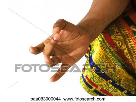 Close up of Hindu man's hand in meditation. View Large Photo Image Picture - Close up of Hindu man's hand in meditation.. Fotosearch