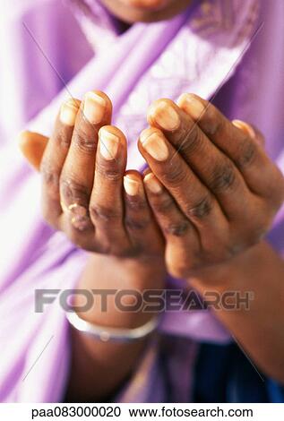 Close up of Muslim woman's hands in prayer. View Large Photo Image Stock Image - Close up of Muslim woman's hands in prayer.. Fotosearch
