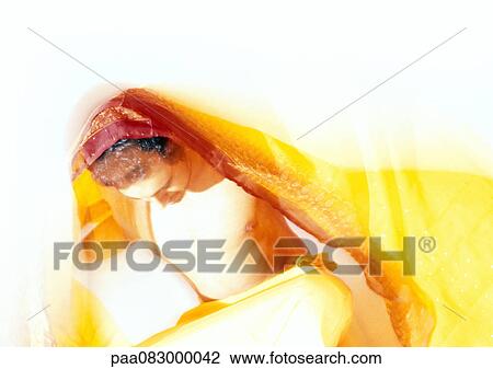 Hindu man sitting and praying. View Large Photo Image Stock Image - Hindu man sitting and praying.. Fotosearch