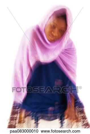 Muslim woman praying, blurry. View Large Photo Image Stock Image - Muslim woman praying, blurry.. Fotosearch
