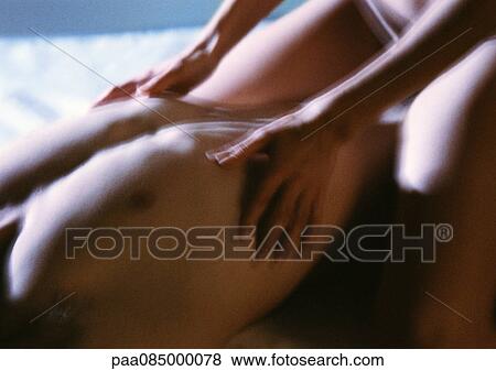 Sexy naked men touching woman — 6