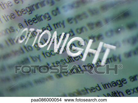 Not Tonight white typography overlaying text paragraph, montage View Large Illustration Stock Illustration - Not Tonight white typography overlaying text paragraph, montage. Fotosearch