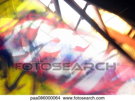 Stock Illustration - Open typography, blurry, montage. Fotosearch