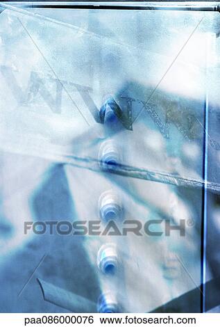 WWW typography overlaying abstract image, montage View Large Illustration Stock Illustration - WWW typography overlaying abstract image, montage. Fotosearch