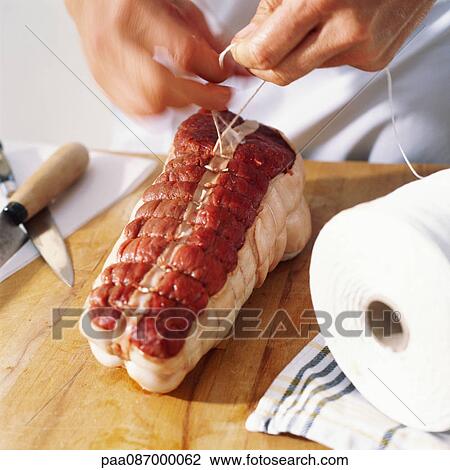 Close-up of beef being prepared. View Large Photo Image Stock Image - Close-up of beef being prepared.. Fotosearch