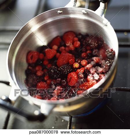 Close-up of berries in pot. View Large Photo Image Stock Photo - Close-up of berries in pot.. Fotosearch