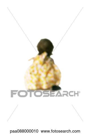 Silhouette of child sitting down, rear view, on white background, defocused View Large Photo Image Stock Image - Silhouette of child sitting down, rear view, on white background, defocused. Fotosearch