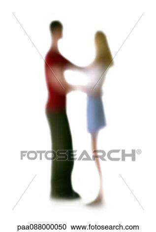 Silhouette of couple embracing, on white background, defocused View Large Photo Image Stock Image - Silhouette of couple embracing, on white background, defocused. Fotosearch