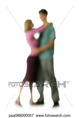 Silhouette of couple hugging, on white background, defocused View Large Photo Image Stock Photo - Silhouette of couple hugging, on white background, defocused. Fotosearch