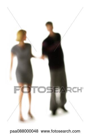 Silhouette of couple, on white background, defocused View Large Photo Image Stock Photo - Silhouette of couple, on white background, defocused. Fotosearch