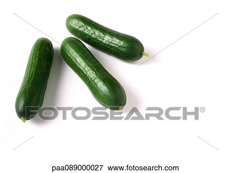 Cucumbers, full length View Large Photo Image Stock Photo - Cucumbers, full length. Fotosearch