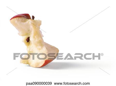 Apple core, close-up View Large Photo Image Stock Photo - Apple core, close-up. Fotosearch