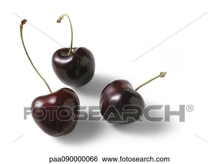 Stock Photograph - Cherries, close-up. Fotosearch