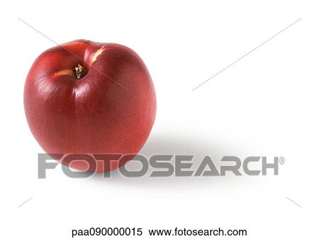 Nectarine, close-up View Large Photo Image Stock Photography - Nectarine, close-up. Fotosearch