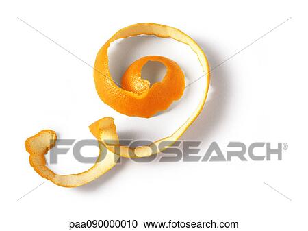 Stock Image - Orange peel. Fotosearch