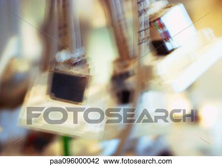 Cables, close-up, blurred View Large Photo Image Stock Image - Cables, close-up, blurred. Fotosearch