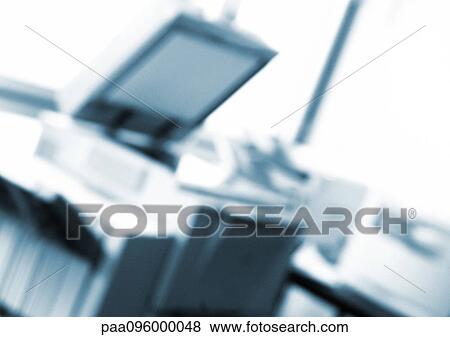 Stock Photo - Copy machine, blurred . Fotosearch
