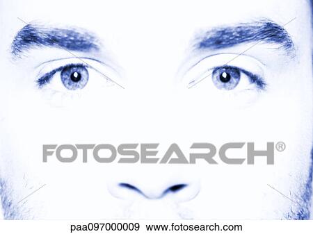 Man's face, partial view, close-up View Large Photo Image Stock Photo - Man's face, partial view, close-up. Fotosearch