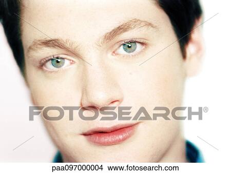 Picture - Teenager's face, close-up, portrait. Fotosearch
