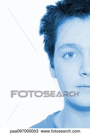 Teenager's face, partial view, close-up, portrait View Large Photo Image Stock Image - Teenager's face, partial view, close-up, portrait. Fotosearch