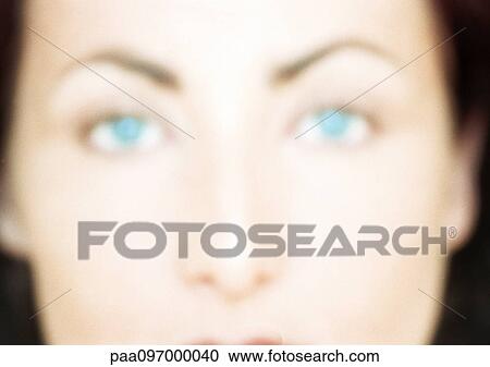 Woman's face, partial view, close-up, portrait, blurred View Large Photo Image Stock Image - Woman's face, partial view, close-up, portrait, blurred. Fotosearch