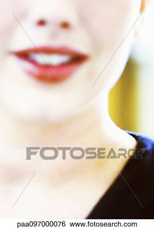 Woman's face, partial view, close-up, blurred View Large Photo Image Stock Photograph - Woman's face, partial view, close-up, blurred. Fotosearch