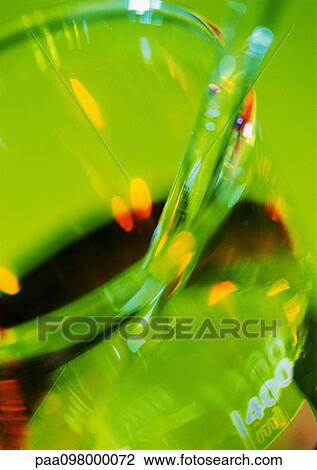 Glass flask, close-up, blurred View Large Photo Image Stock Image - Glass flask, close-up, blurred. Fotosearch