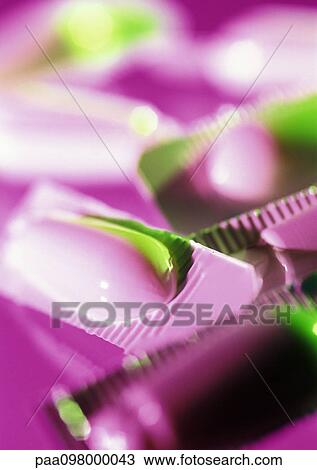 Stock Image - Suppositories, close-up. Fotosearch
