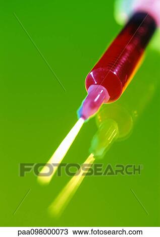 Stock Image - Syringe, close-up. Fotosearch