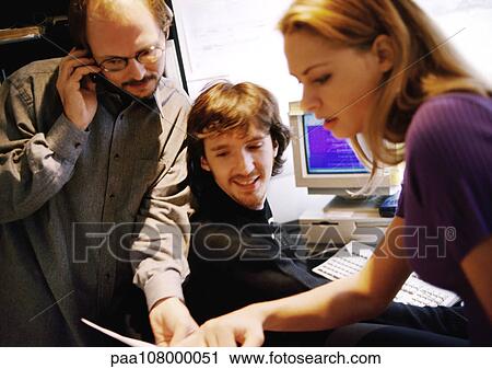Group of people in office View Large Photo Image Stock Image - Group of people in office. Fotosearch