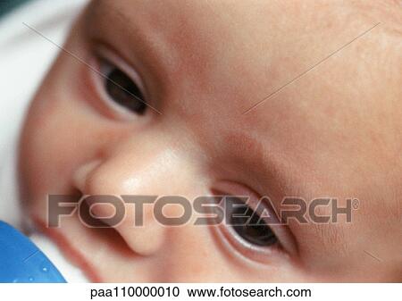 Baby's face, close-up View Large Photo Image Stock Image - Baby's face, close-up. Fotosearch