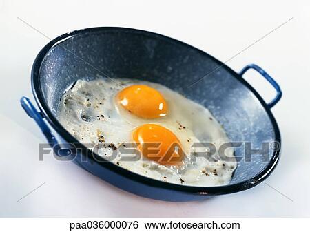 Fried eggs with two unbroken egg yolks in wok View Large Photo Image Stock Photograph - Fried eggs with two unbroken egg yolks in wok. Fotosearch