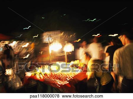 Fruit stall in street at night View Large Photo Image Stock Photo - Fruit stall in street at night. Fotosearch