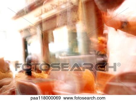 Monument, person and deli counter, superimposed, blurred View Large Photo Image Stock Photo - Monument, person and deli counter, superimposed, blurred. Fotosearch