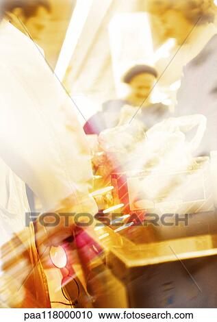 People checking out at cash register, blurred View Large Photo Image Stock Image - People checking out at cash register, blurred. Fotosearch