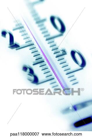 Thermometer, extreme close-up, blurred View Large Photo Image Stock Photo - Thermometer, extreme close-up, blurred. Fotosearch