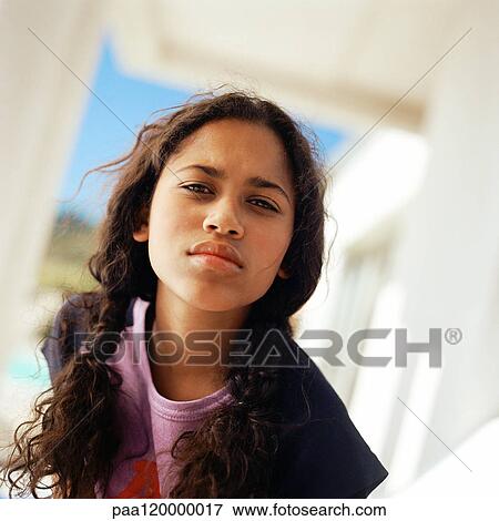 Girl, portrait View Large Photo Image Stock Photo - Girl, portrait. Fotosearch