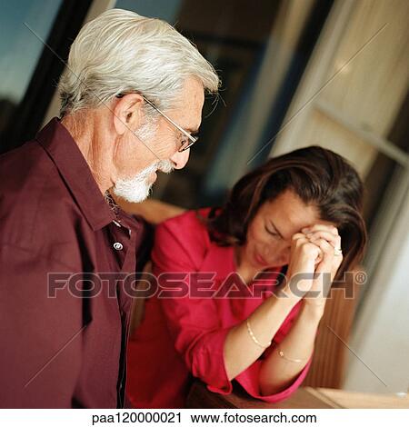 Senior man looking at woman View Large Photo Image Stock Image - Senior man looking at woman. Fotosearch