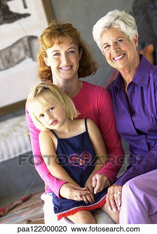 Grandmother, mother and daughter, portrait View Large Photo Image Stock Image - Grandmother, mother and daughter, portrait. Fotosearch