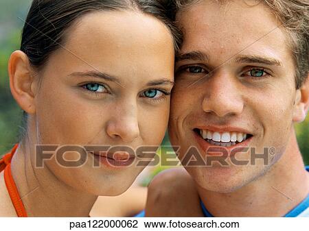Two teenagers cheek to cheek, close-up, portrait View Large Photo Image Stock Image - Two teenagers cheek to cheek, close-up, portrait. Fotosearch