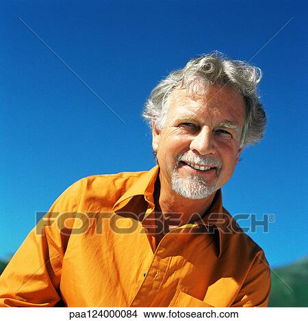 Mature man smiling, portrait View Large Photo Image Picture - Mature man smiling, portrait. Fotosearch