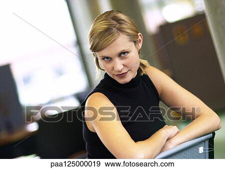 Stock Photo - Businesswoman, portrait. Fotosearch