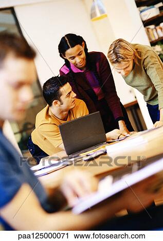 People working in office View Large Photo Image Stock Image - People working in office. Fotosearch