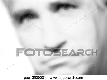 Mature man frowning, close-up, portrait, blurred, b&w View Large Photo Image Stock Image - Mature man frowning, close-up, portrait, blurred, b&w. Fotosearch